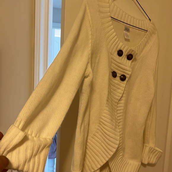 Large Charming Charlie off white sweater - Picture 3 of 3